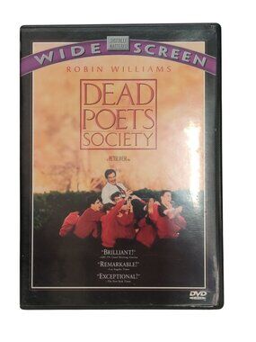 Dead Poets Society DVD Widescreen Robin Williams Drama Disc Movie Vintage Media
